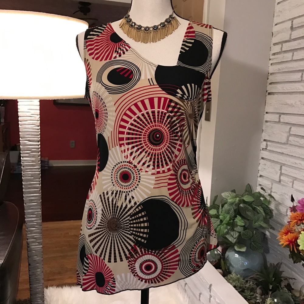 TRADED Retro asymmetrical top.